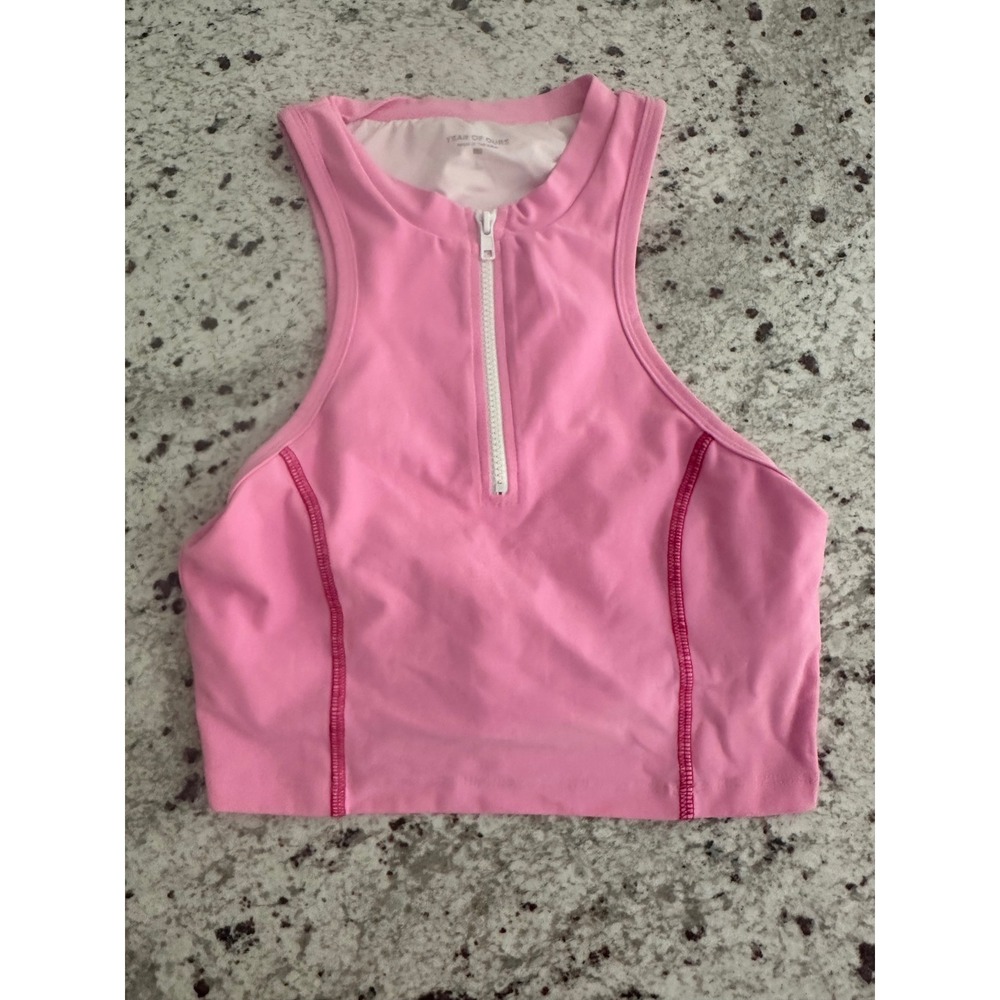 Year of ours pink sports bra tank Large L